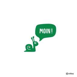 Wall Tattoo Illustration Snail With Speech Bubble Moin Stickers Animals Nursery Tattoos Pictures Decals Motifs Diy - thumbnail 1