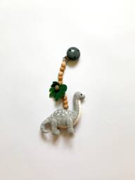 Dinosaur Stroller Mobile, Dinosaur Toy, Lanyard, Pram Baby Rattles, Decor, Accessory, Unisex Gift - thumbnail 1