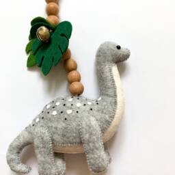 Dinosaur Stroller Mobile, Dinosaur Toy, Lanyard, Pram Baby Rattles, Decor, Accessory, Unisex Gift - thumbnail 2