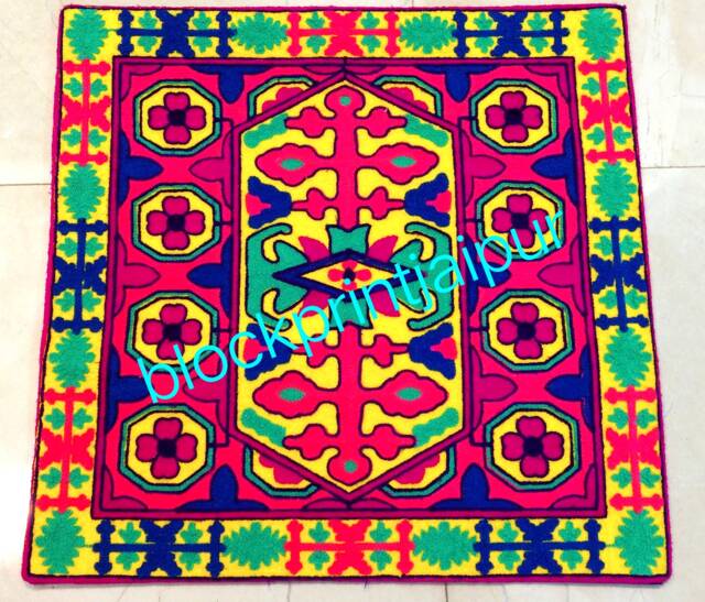 Cotton Embroidered Cushion Covers Pillow Covers, Jaipuri Sujani Covers, Decorative - image 1