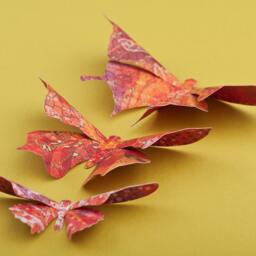 3D Butterfly Wall Art Wildflower Paper Butterflies For Decor, Nursery, Children's Room - thumbnail 2
