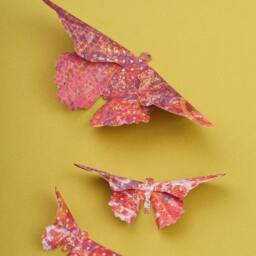 3D Butterfly Wall Art Wildflower Paper Butterflies For Decor, Nursery, Children's Room - thumbnail 3