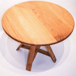 Hand Crafted Oak, Scotch Whisky Barrel Hour Glass Coffee Table - thumbnail 3