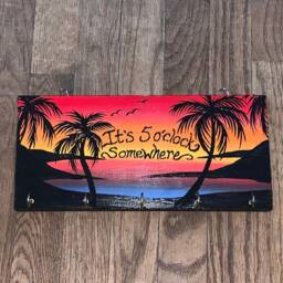 It's 5 O'clock Somewhere Key Holder - thumbnail 4