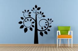 Big Abstract Tree Growing Nature Window Wall Decal Vinyl Sticker Mural Room Decor L1744