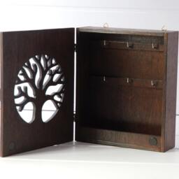 Wooden Box For Keys - Tree Wenge - thumbnail 2