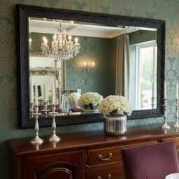 Black Mirror Decorative Ornate Elegant Framed Verona Wall - Choice Of Size Premium Quality Free P&p - thumbnail 3