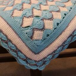 Newborn Baby Layette, Sweater, Beanie, Booties, Blanket, Afghan, Ready To Ship - thumbnail 2
