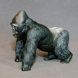 Bronze Silverback Gorilla Sculpture Signed Limited Edition Art - thumbnail 2