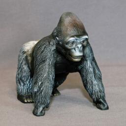 Bronze Silverback Gorilla Sculpture Signed Limited Edition Art - thumbnail 3