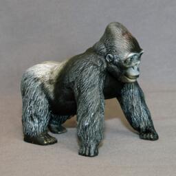 Bronze Silverback Gorilla Sculpture Signed Limited Edition Art - thumbnail 4
