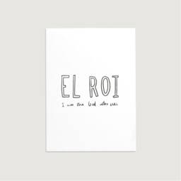 El Roi/God Who Sees Lord Hears Bible Verse Wall Art Christian Recycled Card Kraft Or White - thumbnail 2