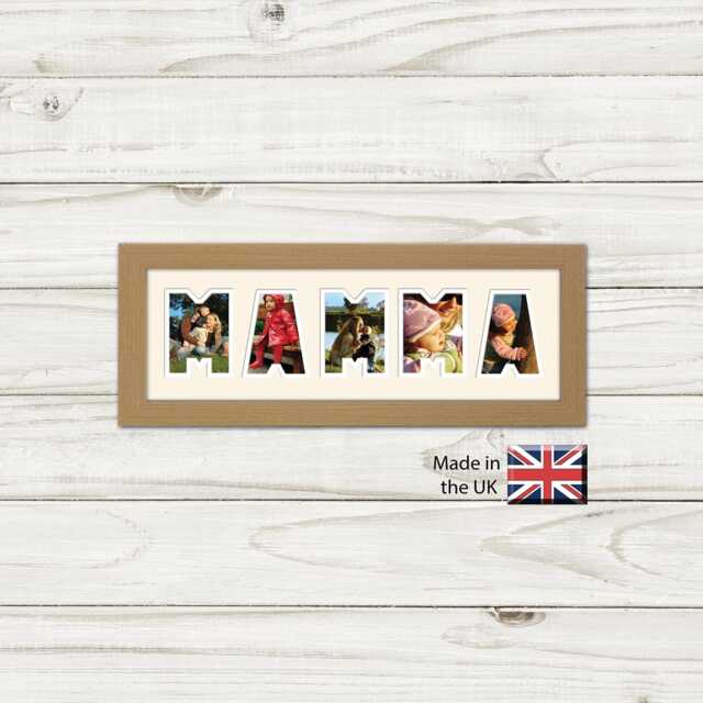 Mamma Photo Frame Word Name Special Gift Mother's Day 1243A By Photos in A Word - image 1