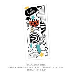 Frog Ladybug & Snail Kit - Peel-And-stick Wall Decals Mej - thumbnail 2