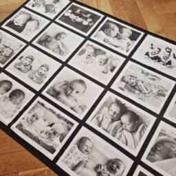 Large Photo Blanket Personalised With 20 Photographs Of Your Choice - Perfect Christmas Gift Idea For Mum, Dad, Nan, Grandad, Memory Collage