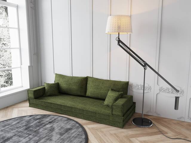 Modular Floor Sofa Couch - Foam Cushion Seating, Sectional Set - image 1