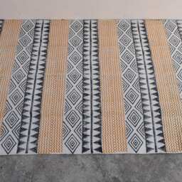 3x5Ft Indian Rugs Cotton Rug, Woven Area For Sale, Decor Rustic Rugs, Decorative Bohemian Indian - thumbnail 2