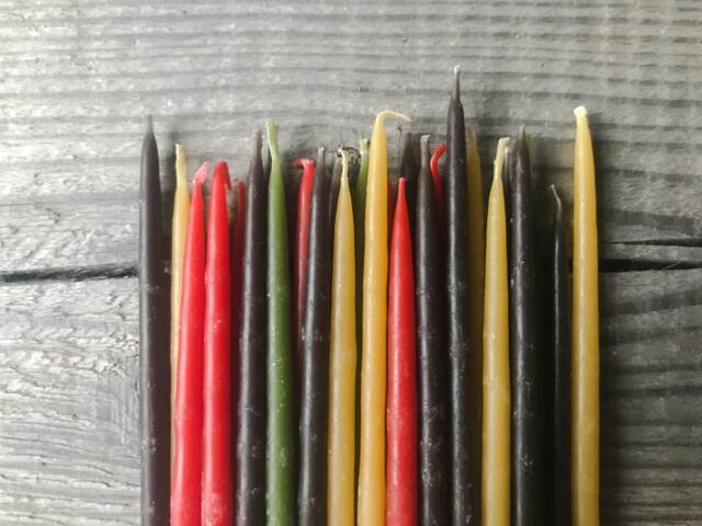 Colorful Bday Beeswax Candle Set Of 30/Hand-Dipping Thin 100% Natural Candles/Hand-Dipping Bees Wax Candles in Colors - image 1