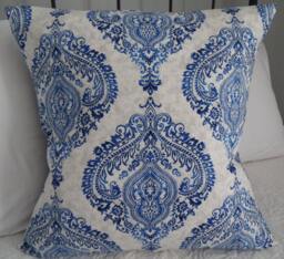 3 Colors To Choose From.royal Blue.indigo.off White Pillow Covers.browns.chia.greys Pillow Cover.home Decor.slip Covers.pillow Cover - thumbnail 1