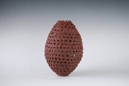Handmade Ceramic Decorative Vase, Porcelain, Matt Finish, Contemporary Home Decor - thumbnail 1
