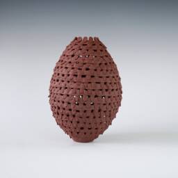 Handmade Ceramic Decorative Vase, Porcelain, Matt Finish, Contemporary Home Decor - thumbnail 3