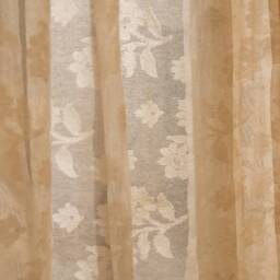 Off White Floral Banarsi Handloom Curtains, Sheer Curtains For Home, Curtains Doors & Windows, Curtains, Ready Made - thumbnail 3