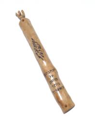 Wood Mezuzah Case Israeli Handmade Judaica Art Large Olive For Jewish Synagogue M048 - thumbnail 1