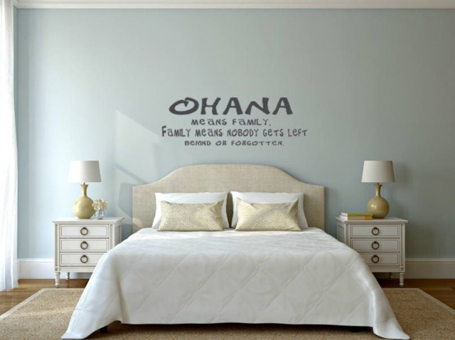 Ohana Means Family. Family Nobody Gets Left Behind Or Forgotten. Vinyl Wall Decal. Window Decals. Mirror