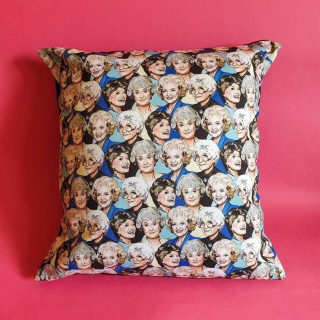 Large Golden Girls Illustrated & Handmade Cushion - image 1