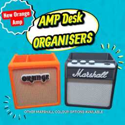 Mini Orange Amp - Desk Organiser Guitar Player Gift - thumbnail 2