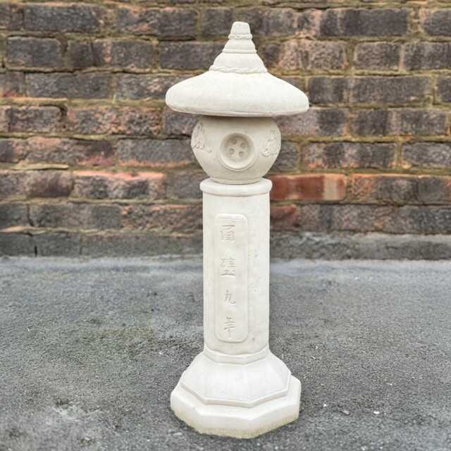 Large Garden Pagoda Statue Concrete Lantern Sculpture Japanese Ornament Handmade Stone Front Door Figurine Zen Art Decor Gift - image 1