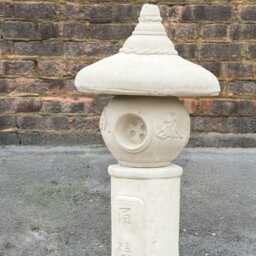 Large Garden Pagoda Statue Concrete Lantern Sculpture Japanese Ornament Handmade Stone Front Door Figurine Zen Art Decor Gift - thumbnail 3