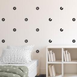 Donut Pattern - Vinyl Wall Decal For Kids Rooms, Nurseries, Kitchens, Classrooms, Playrooms - thumbnail 2