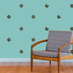 Donut Pattern - Vinyl Wall Decal For Kids Rooms, Nurseries, Kitchens, Classrooms, Playrooms - thumbnail 3