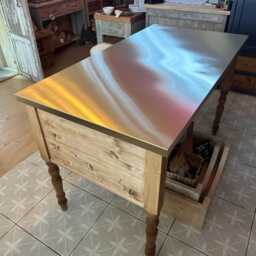 Bespoke Spindle Dairy Table Kitchen Island - thumbnail 3