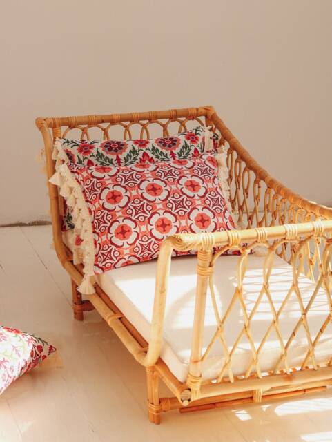 Margeurite Daisy Cushion With Fringe, Decorative Pillow, Pillow For Living Room, Bedroom, Modern Pillows Exclusive - image 1