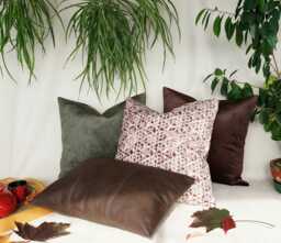 Ethnic Triangle Velvet Pillow Cover Scandinavian Home Decor - thumbnail 1