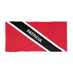Trinidad & Tobago Beach Towel, Trinidad Flag Tovel, Of Tobago - thumbnail 3