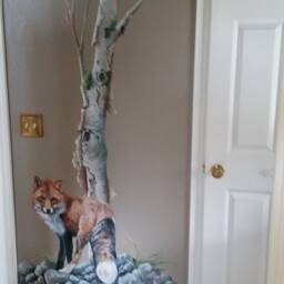 Custom Hand Painted Mural. Wallpaper Murals. Large Canvas Paintings. Original Murals. Any Style - thumbnail 3