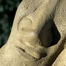 Large Island Face Statue Concrete Sculpture Cement Easter Figurine Handmade Decoration Face Lover Gift Garden Ornament - thumbnail 4