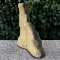 Large Island Face Statue Concrete Sculpture Cement Easter Figurine Handmade Decoration Face Lover Gift Garden Ornament - thumbnail 3