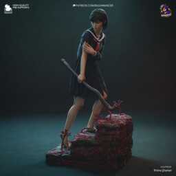 The Bound Innocent - Psychological Dark Horror Surreal Nightmare Hinako Resin Figure 16K - thumbnail 2