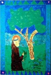 Custom Hand Cut Wooden Child's Art Jigsaw Puzzle - 118 Pieces With Plywood Storage Box Your Kid's Artwork - thumbnail 1