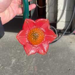 Glass Flower - Red Bloom John Gibbons