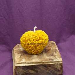 "Pure Beeswax Candle - ""Heart Of Roses" - thumbnail 3