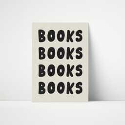 Books Print, Reader Wall Art, Bookish Home Decor, Book Poster, Gifts, Typography Quote Library, Nook Print/Unframed - thumbnail 2