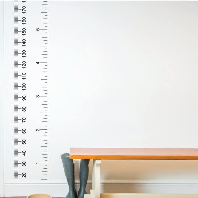 Ruler Growth Chart Wall Sticker. Height Measurement Sticker For Children's Room Decor - image 1