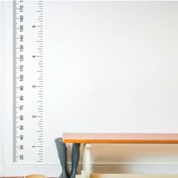 Ruler Growth Chart Wall Sticker. Height Measurement Sticker For Children's Room Decor - thumbnail 1