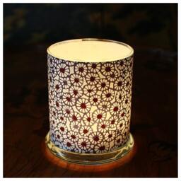 Luminary, Indigo & Brown Rondels, Japanese Chiyogami Papers