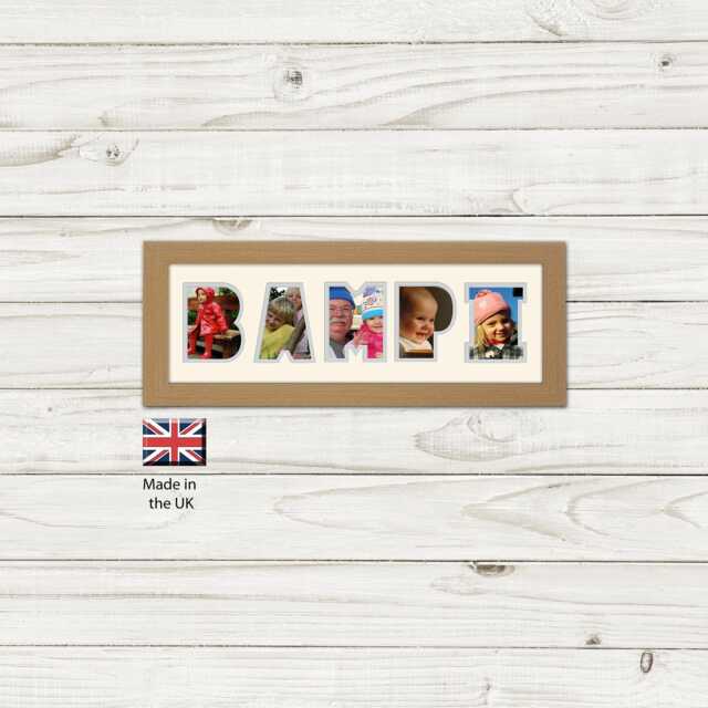 Bampi Photo Frame Word Name Special Gift Father's Day 1267A By Photos in A Word - image 1